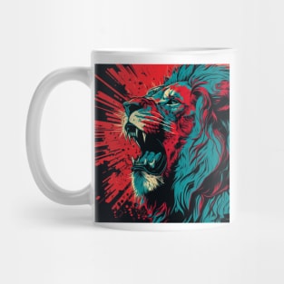 Roaring Lion Pop Mug